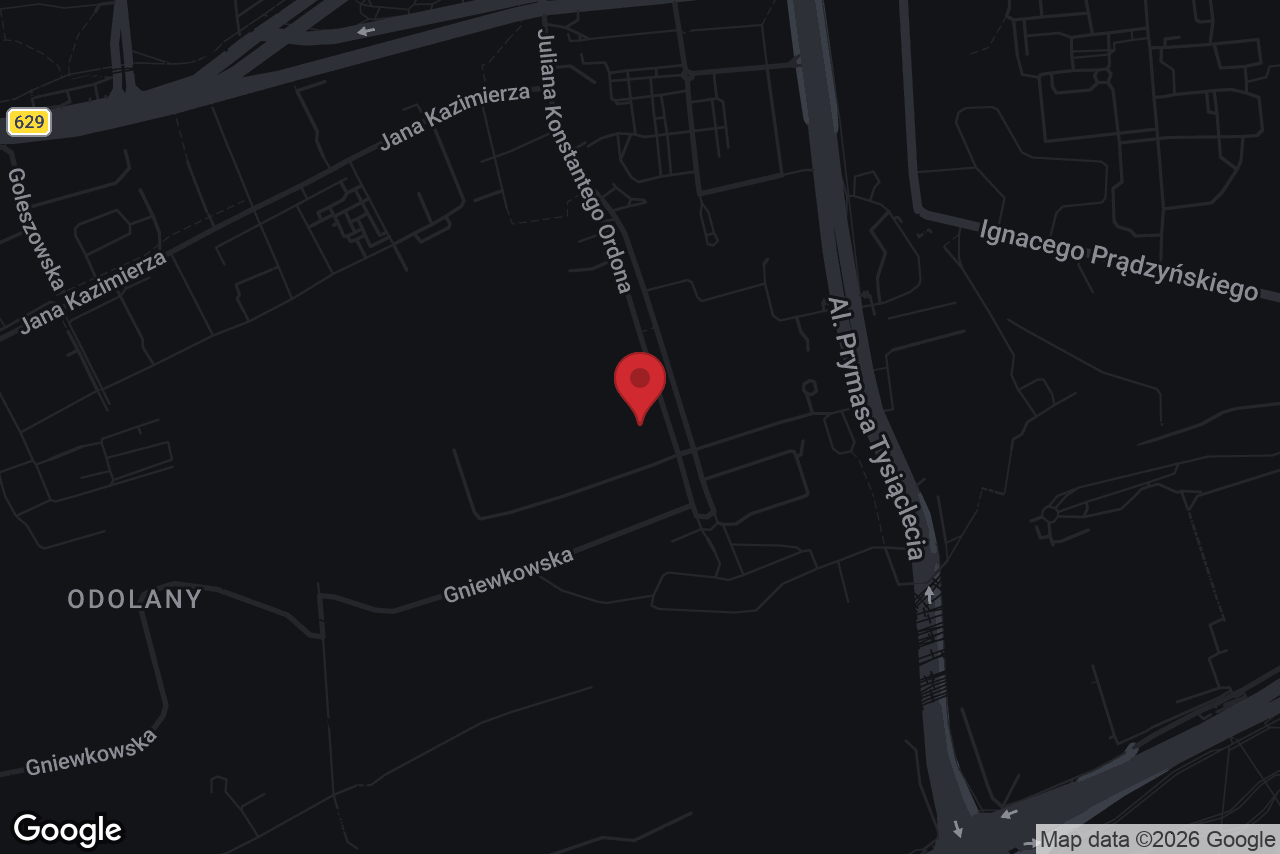 Mapa: MOTOFUJI Garage, ul. Ordona 2A, Warszawa
